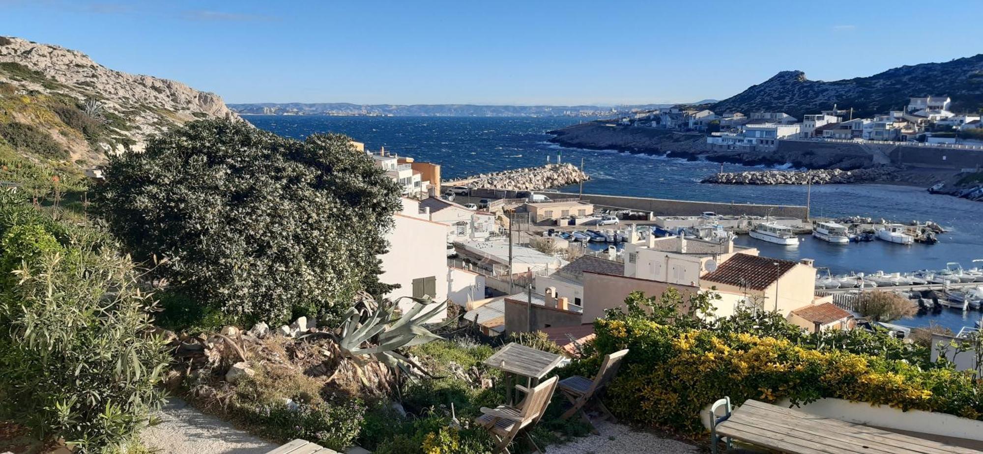 Cabanon Vue Mer Et Calanques Les Goudes Marseilles Exterior foto