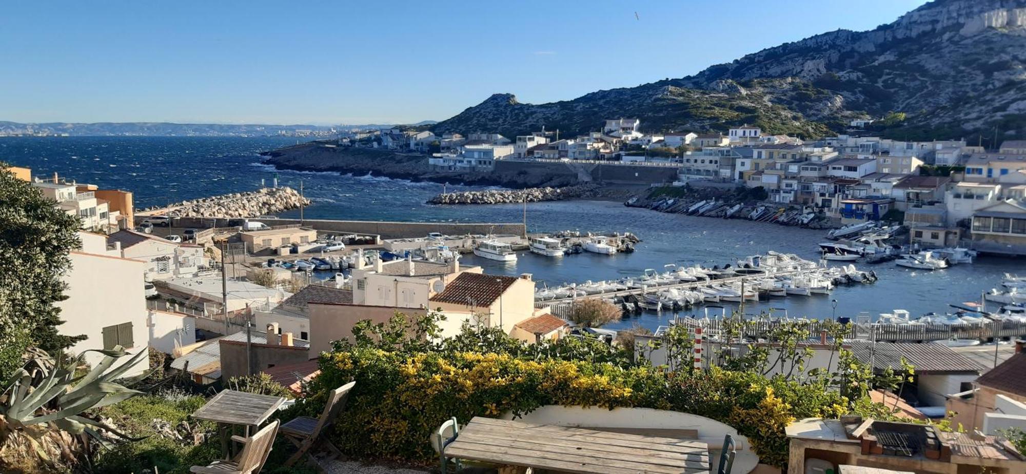 Cabanon Vue Mer Et Calanques Les Goudes Marseilles Exterior foto