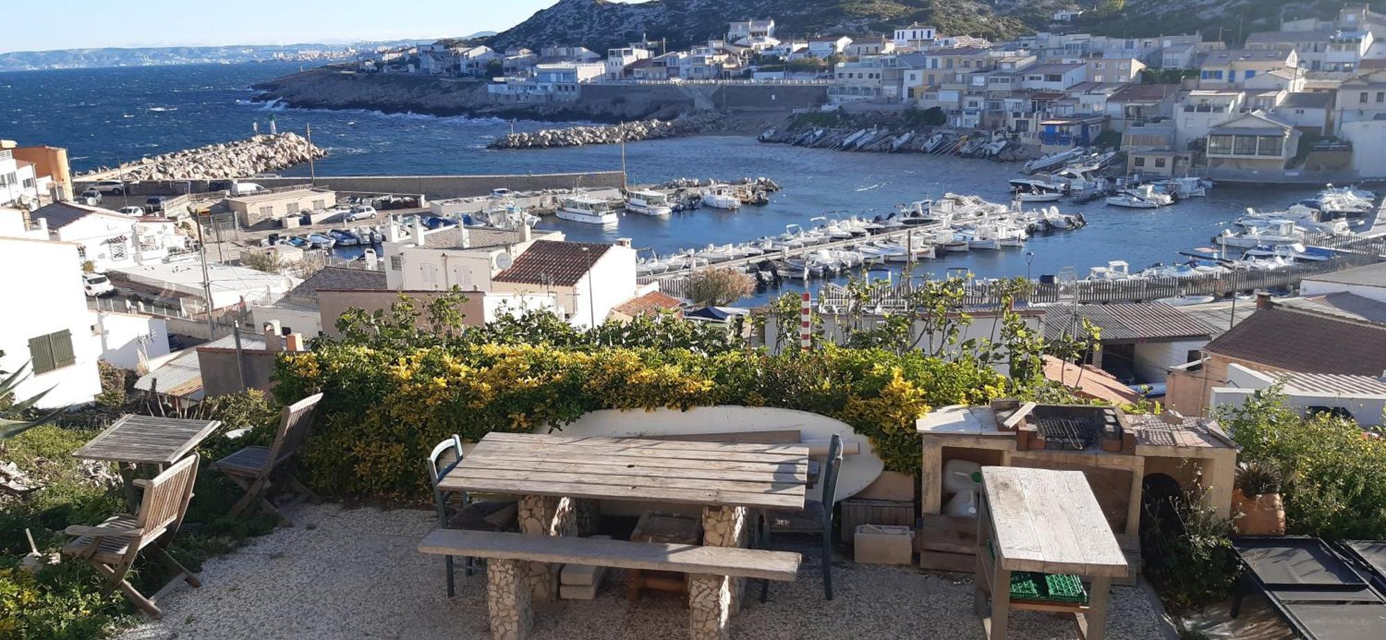 Cabanon Vue Mer Et Calanques Les Goudes Marseilles Exterior foto